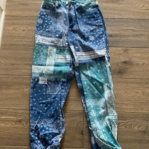 Patchwork pants